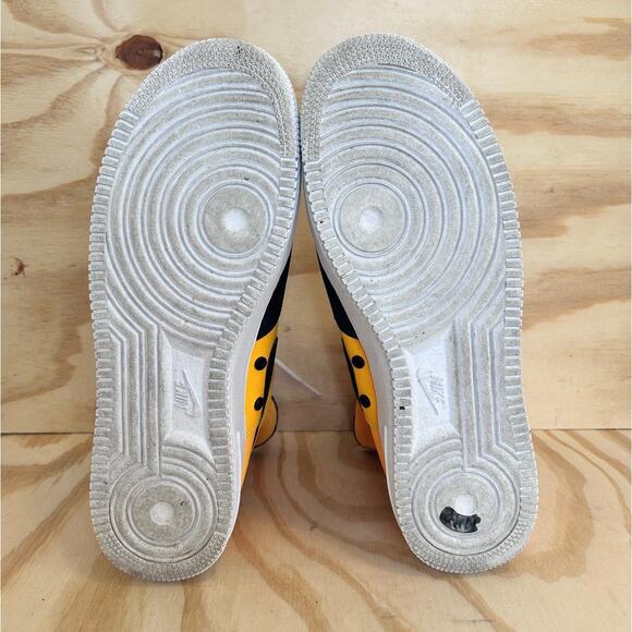 Nike -SF Air Force 1 High Laser -Sneakers -Yellow Black -Men's - 12 - 864024-800 - Picture 8 of 9